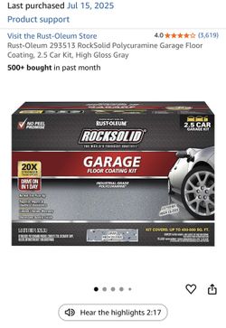 Epoxy Garage Floor Kit