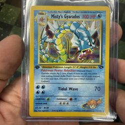 1st Edition Misty’s Gyarados Holo / 13/302 Rare - 2000 Pokemon Gym Challenge ( Near Mint) 