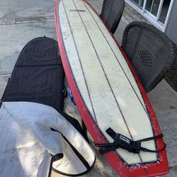Dewey Weber Performer 9’6” Surfboard + Bag + Leash + Fin