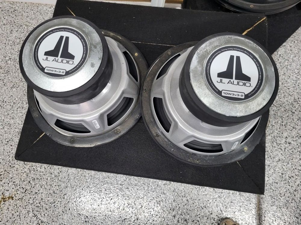 2 - 10" JL Audio W3 Subwoofers. No Box.