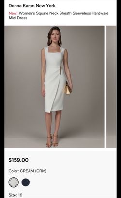 Donna Karan New York midi dress, size 16