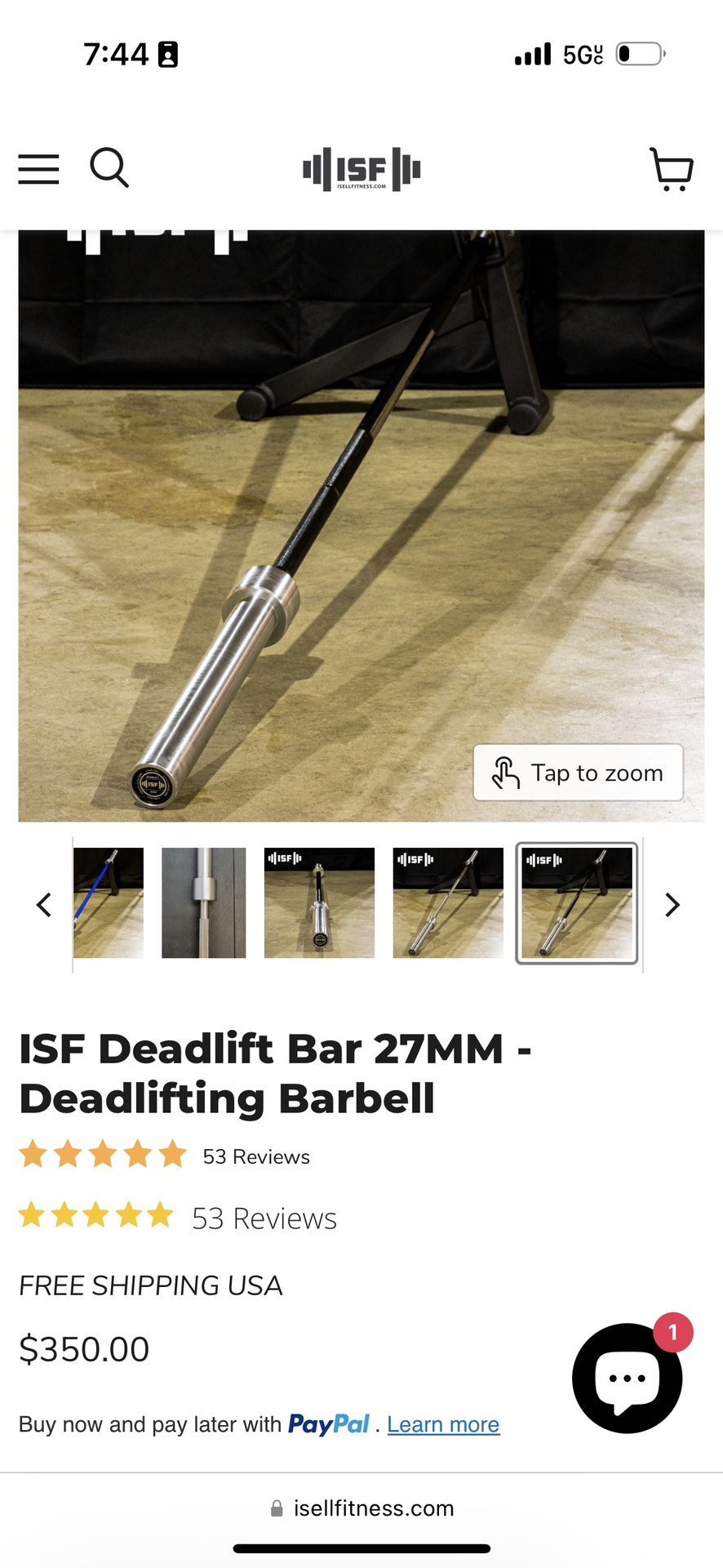 Deadlift Barbell For Pick Up