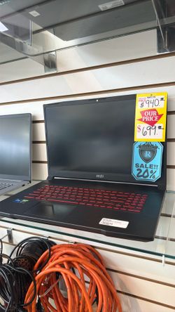 MSI laptop GF76 500gb HD 16gbRAM W/ charger