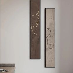 Cuspin Abstract Face Line Art Canvas
Prints-Set