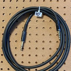 Instrument (audio) Cable Monoprice Balanced Professional Audio Cable Series 1/4” TRS to 1/4 TRS 10 Feet 