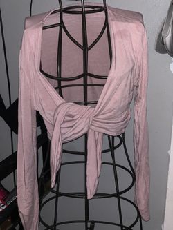 Pink Long Sleeve Crop Top Bundle