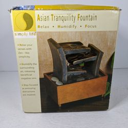 Simply Life Asian Tranquility Mini Water Fountain