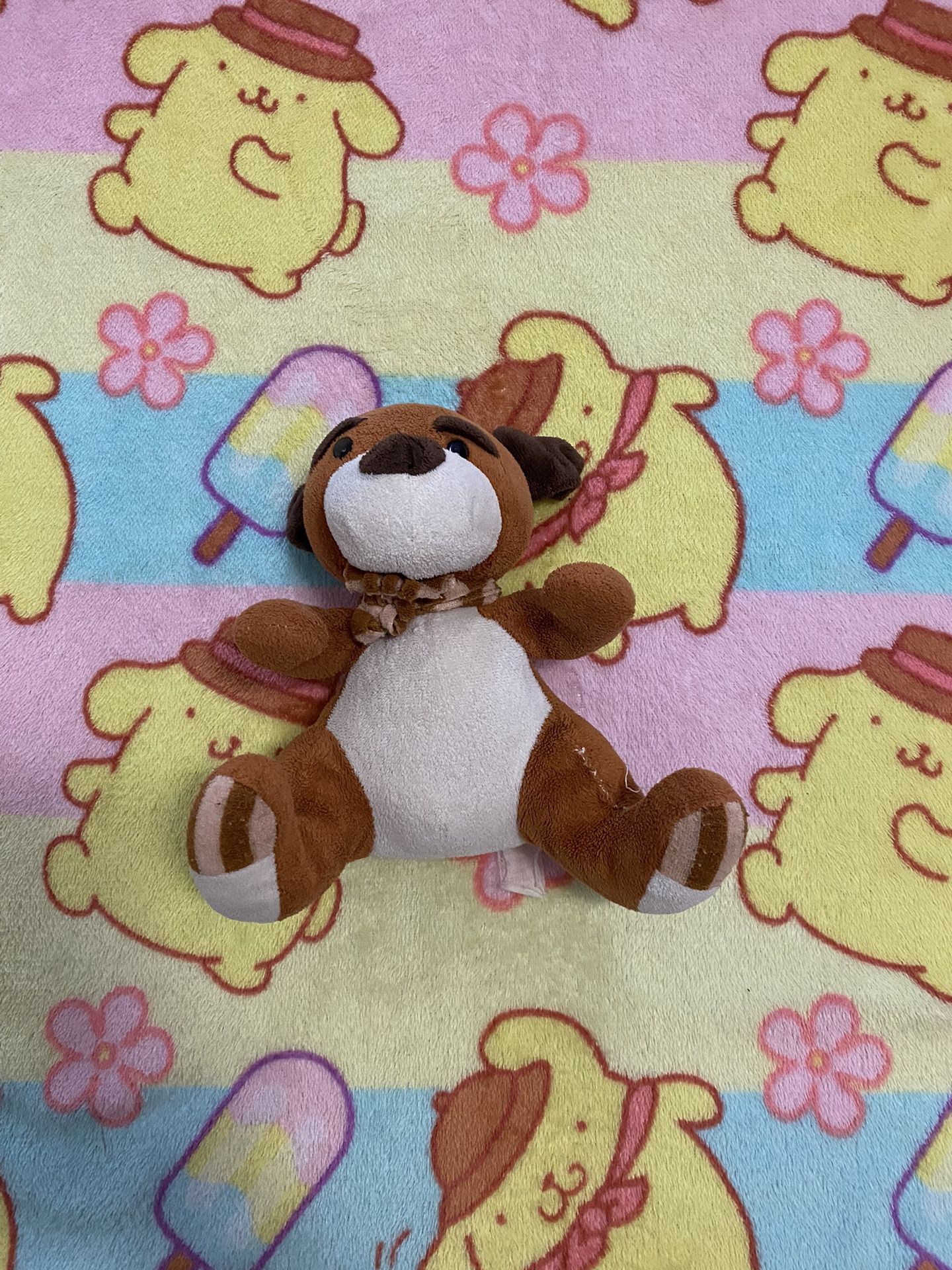 Brown Dog Plushie Stuffed Animal