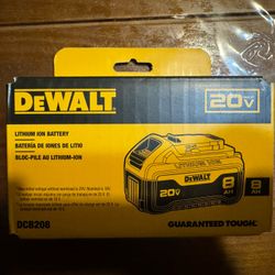 DEWALT 20 -Volt 1 -Pack Lithium-ion ( 8 Ah Battery )