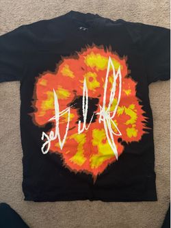 Offset collab denim tear t shirt size large