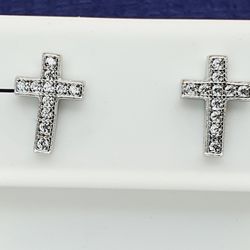 "925 Sterling Silver CZ Stud Earrings for Women/Girl, US925P1016 
 
 ✔   Thumbnail