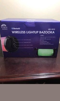 Icebox audio bluetooth speaker light deals up bazooka