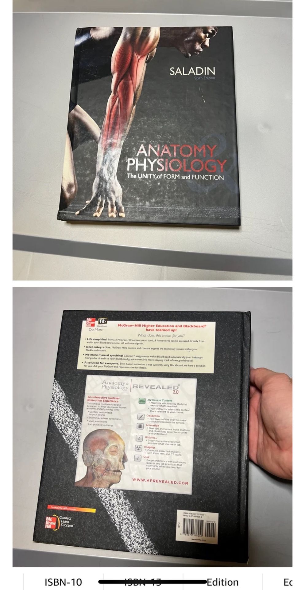 Kenneth Saladin Anatomy and Physiology: The Unity of Form and Function, Sixth Ed