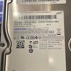 Samsung 320gb  7200rpm sata hhd working
