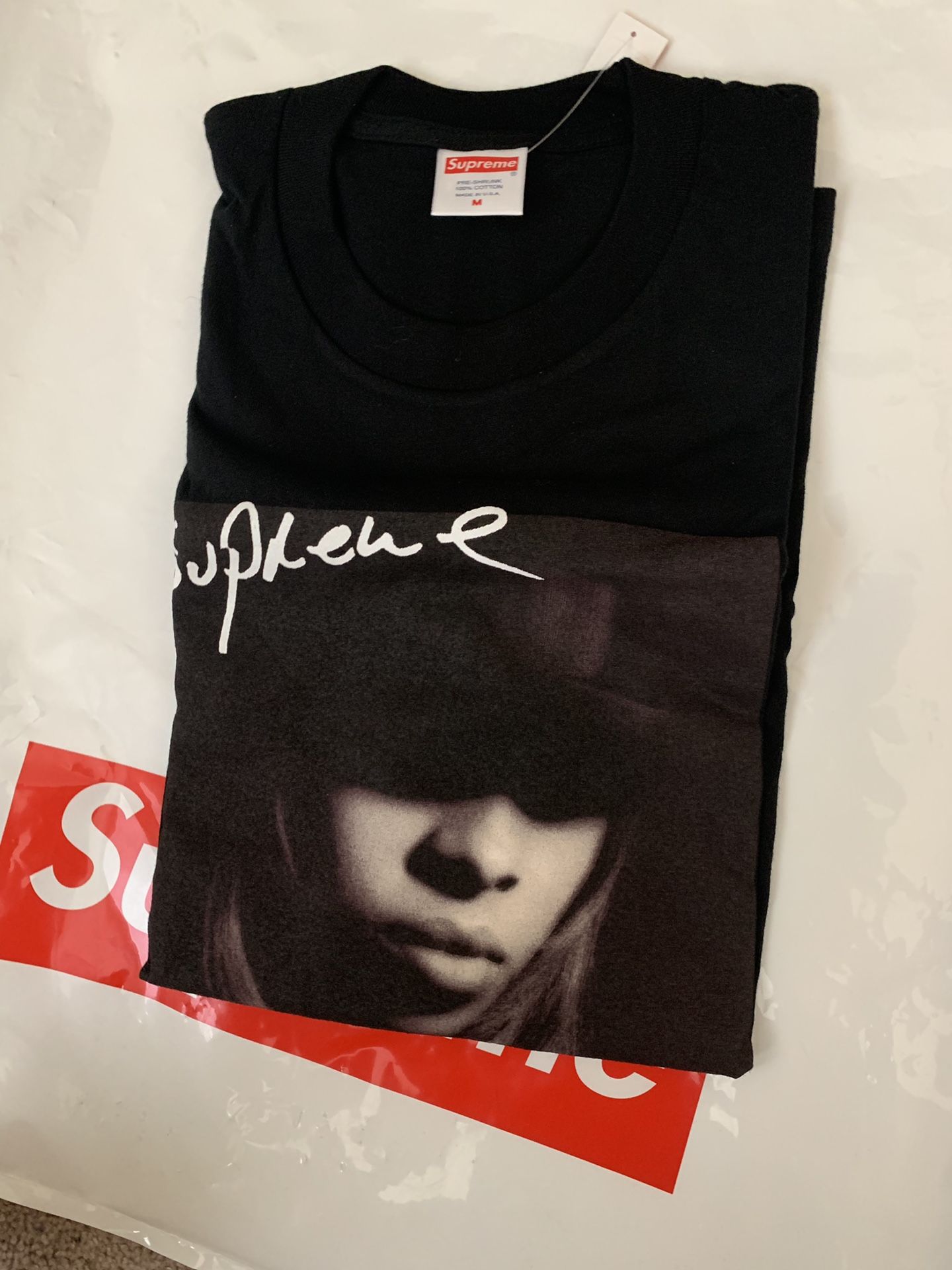 Mary J Blige Tee Black IN HAND