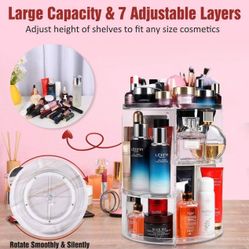 360 Degree Rotating Large Capacity  Makeup Organizer