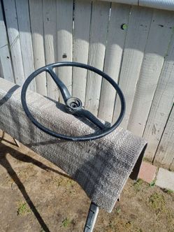 Vintage vw steering wheel