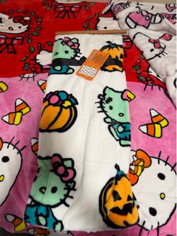 Hello Kitty Frankenstein Blanket