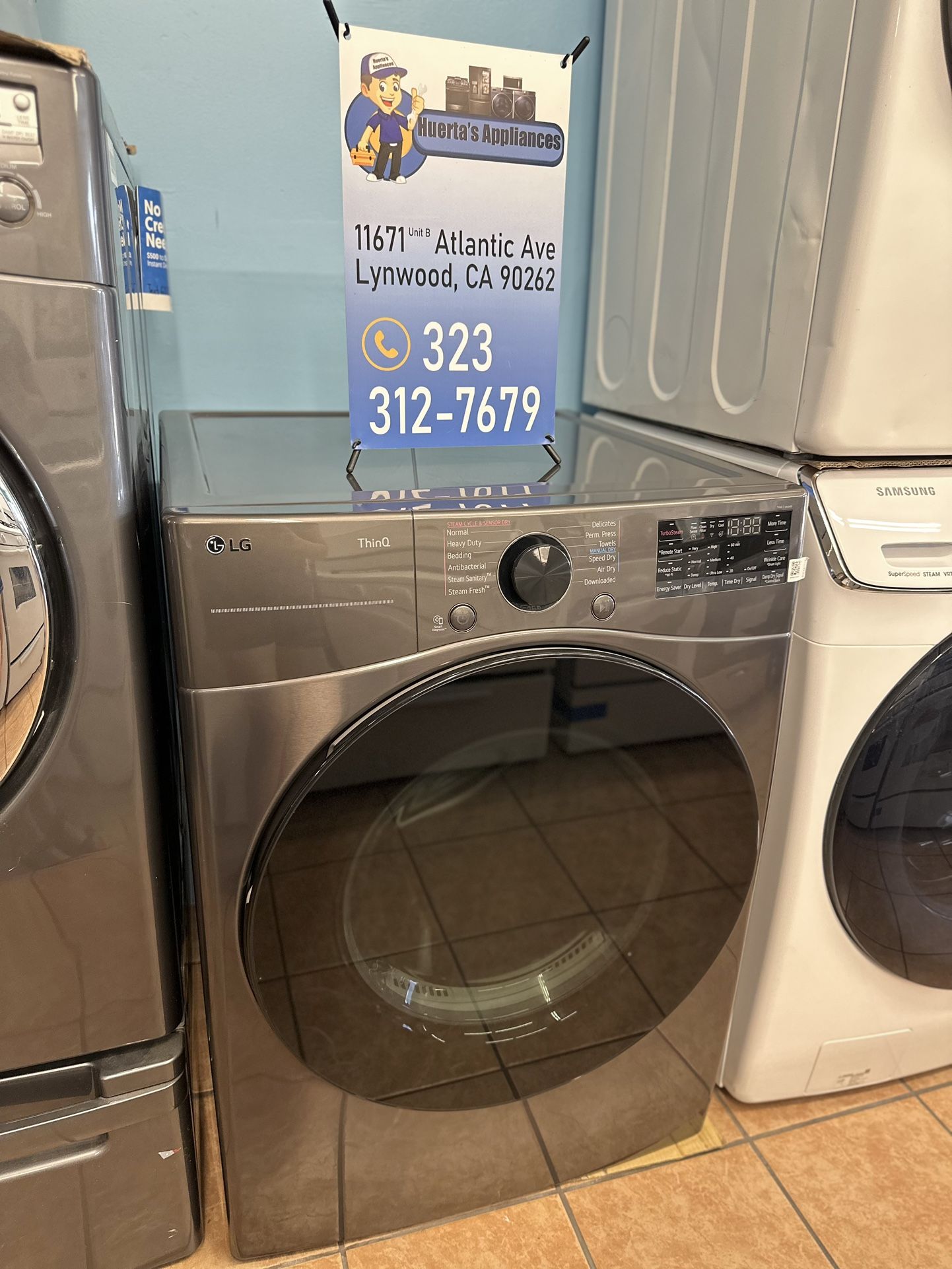 LG Dryer Black
