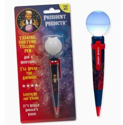 President Predicto - President Trump TALKING Fortune Telling PEN - Ask a YES or NO Question & Trump Speaks the Answer