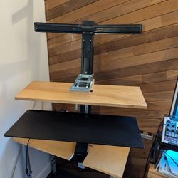 Ergotron Workfit-S Dual Monitor Standing Desk Converter 