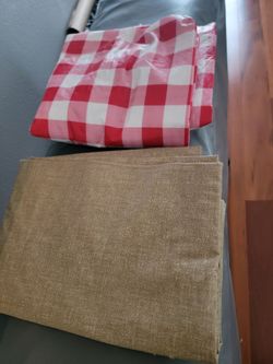 Two outdoor tablecloths FREE