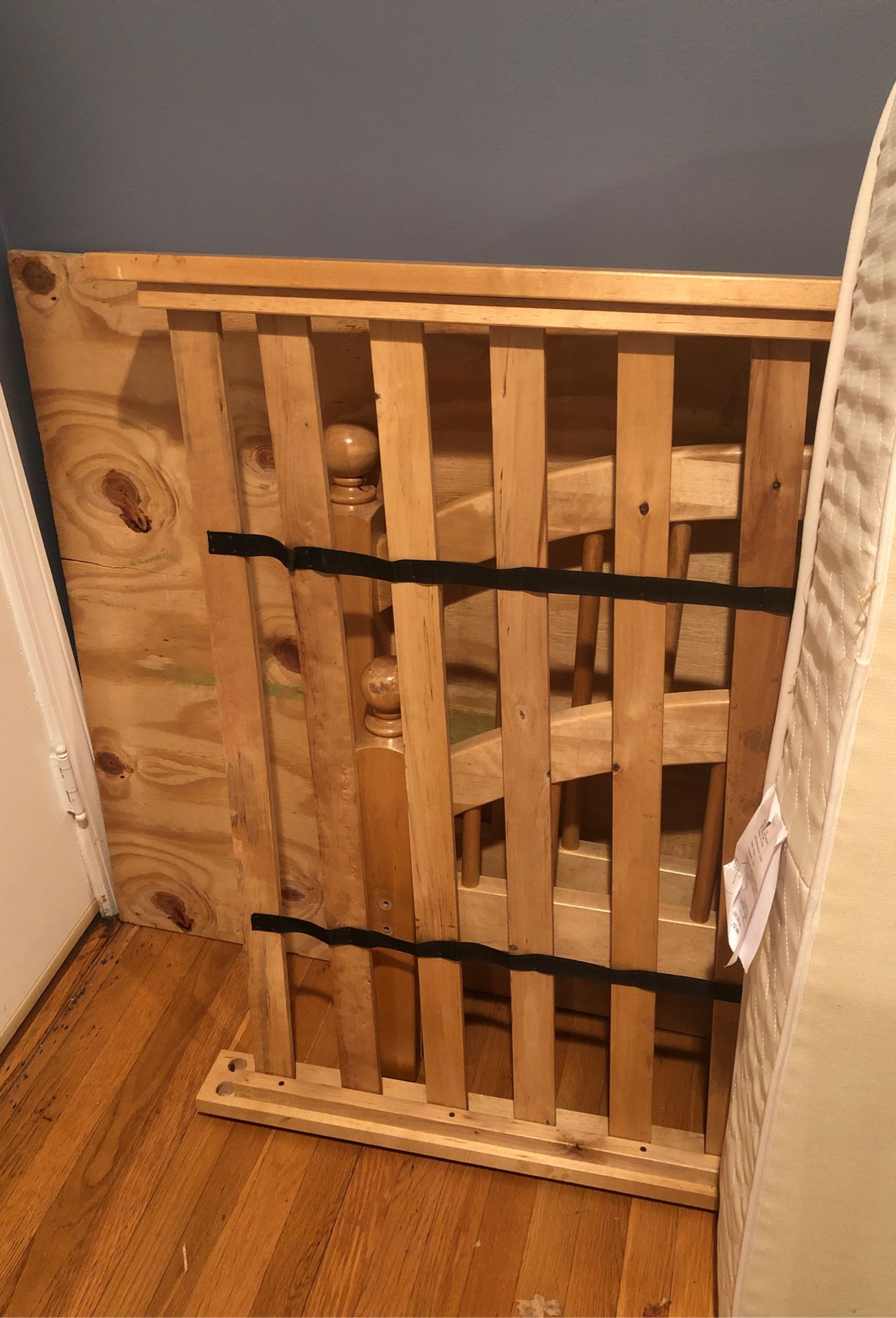 Free twin bed frame & mattress-also free full size mattress