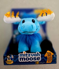 Mitzvah Moose talking plush toy