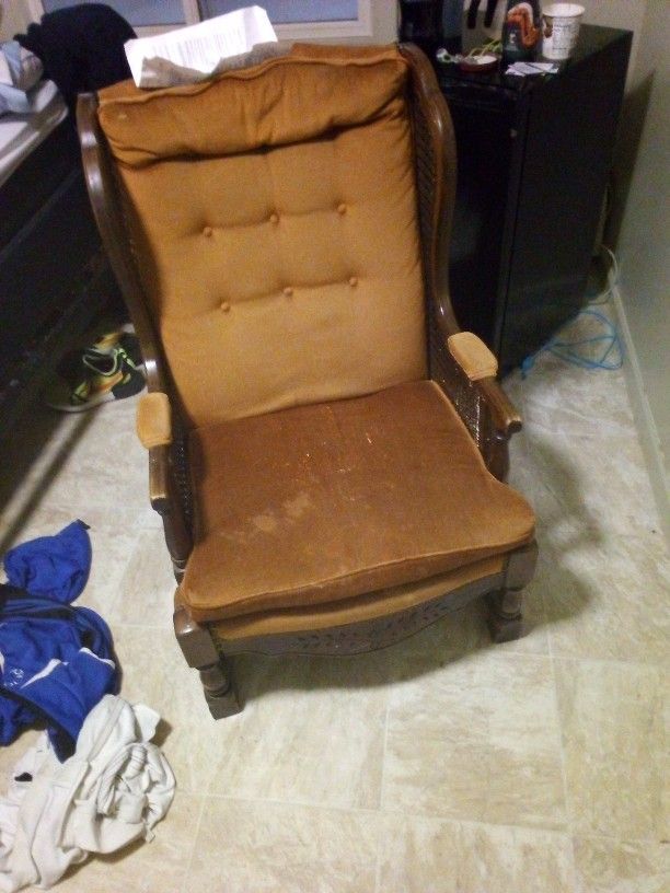 Suede Chair And Cool Chains