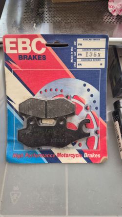 EBC Brakes brand, FA135X model sintered motorcycle brake pads.