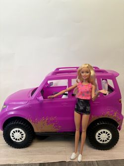 Barbie purple truck