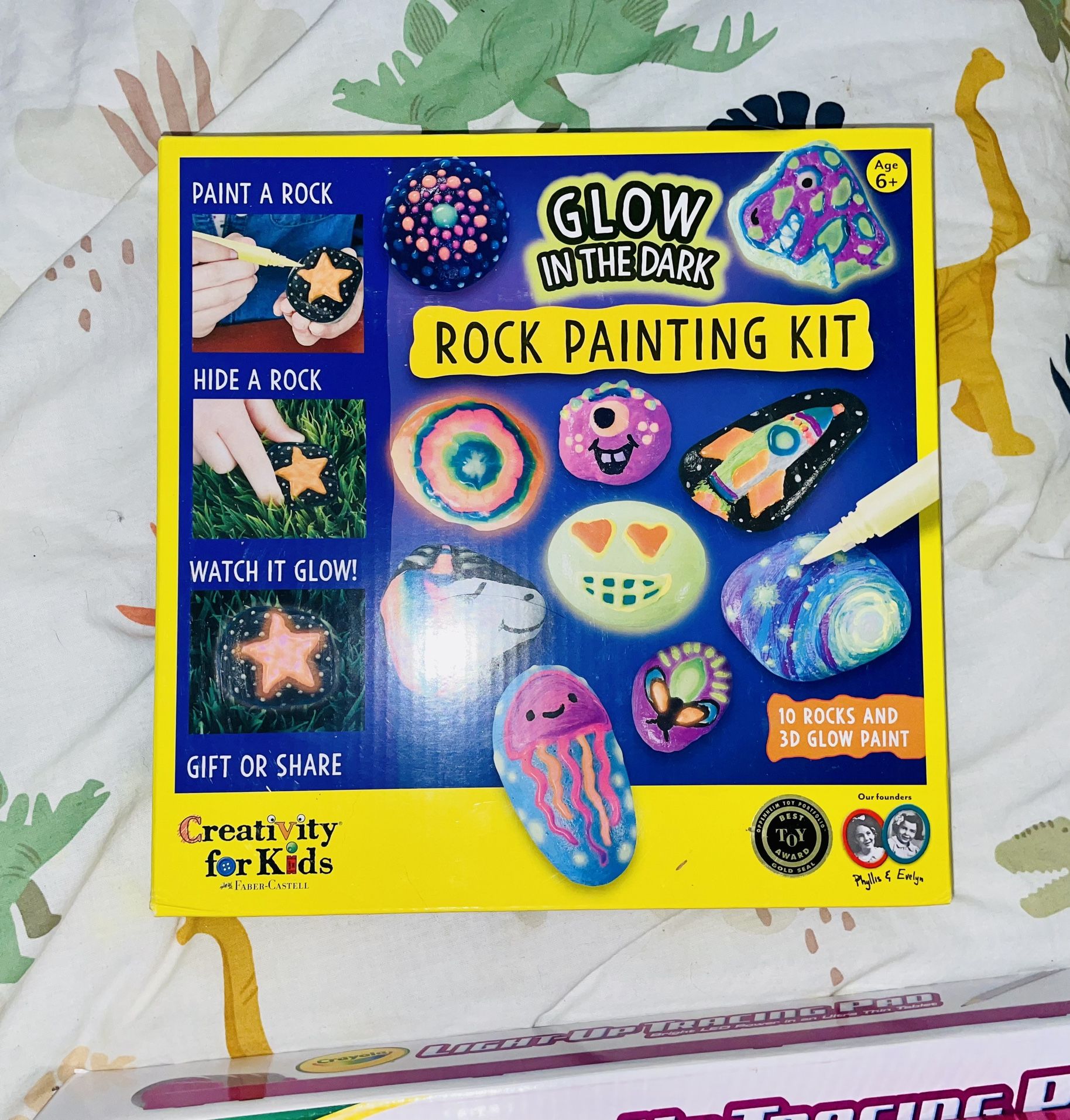 Creativity for Kids Glow in the Dark Rock Painting Kit