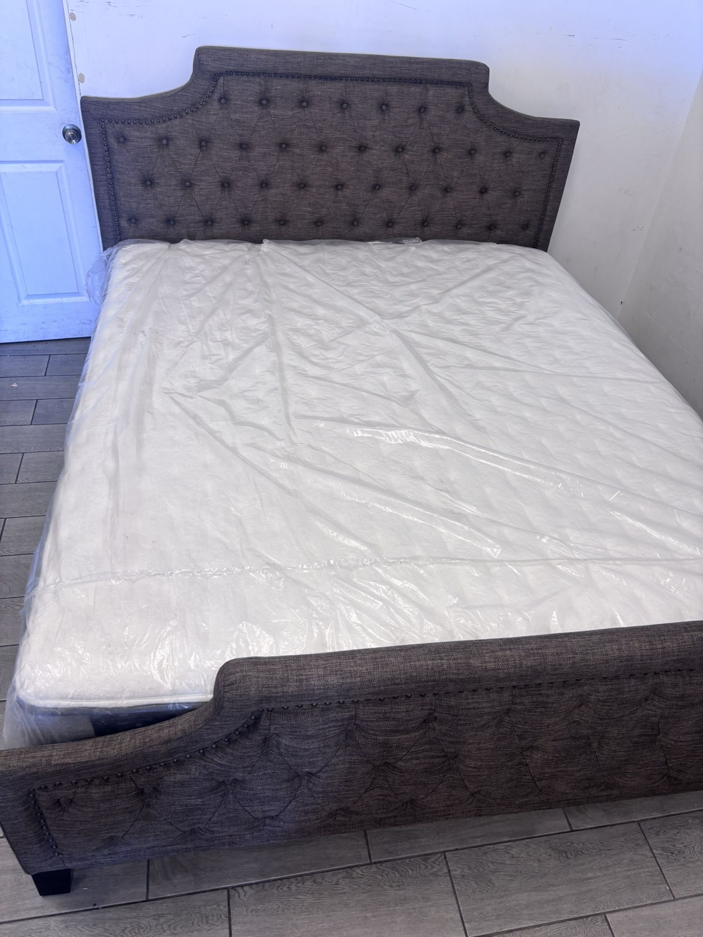 C. king Bed & Mattress