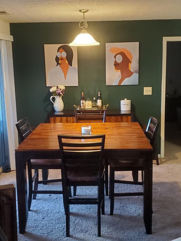 Solid Wood Dining Set 6 Chairs for Sale in Fishers, IN OfferUp