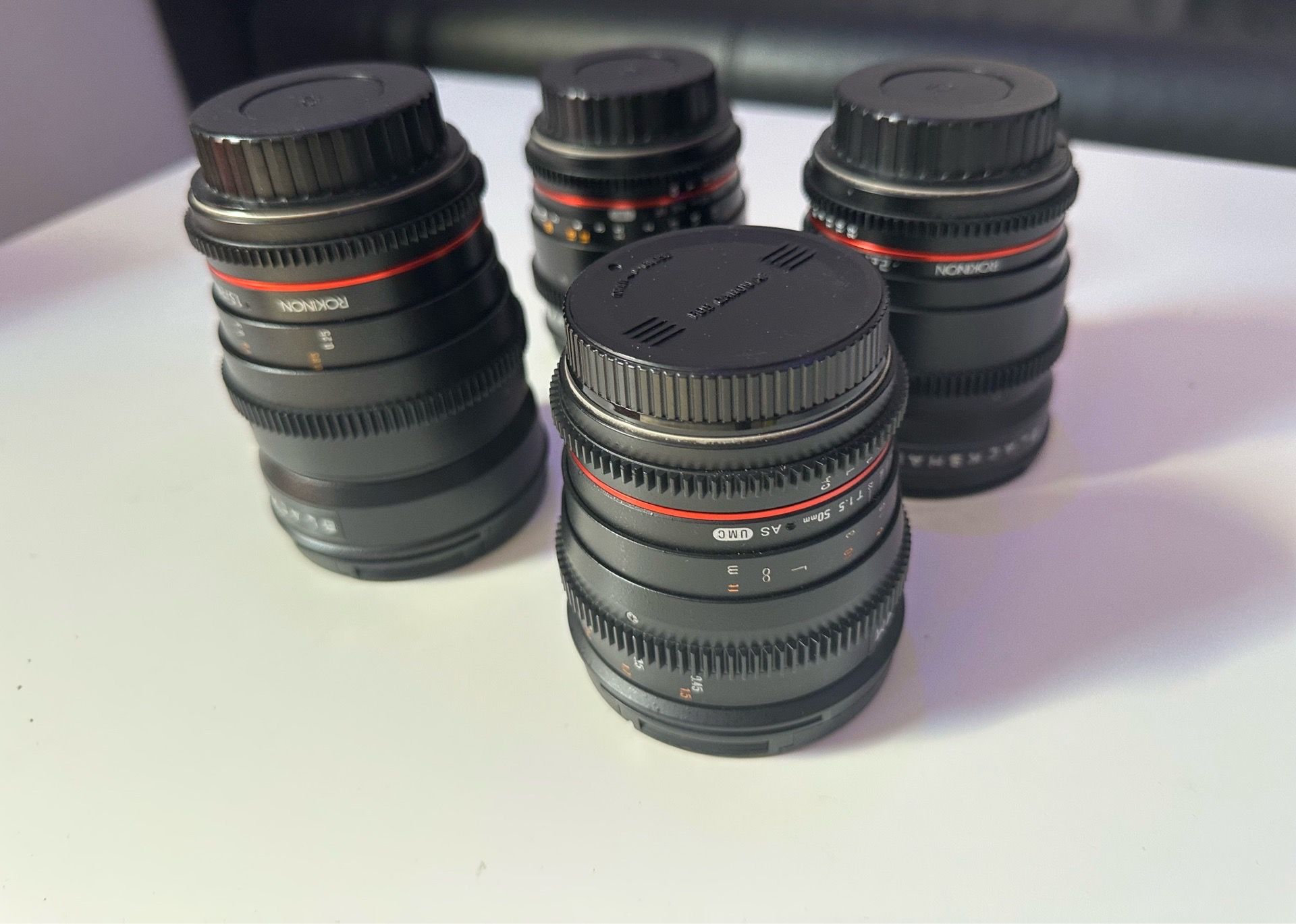 Rokinon Lenses 24, 35, 50, 85mm