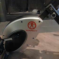 Marcy Foldable Exercise Bike with High Back Seat NS-653