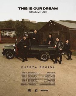 Fuerza Regida Concert July 18th x2 Floor Tickets