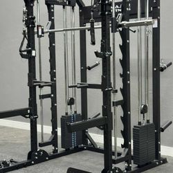 NEW SQUAT RACK SMITH MACHINE WITH WEIGHT STACKS IN BOX - FREE DELIVERY 