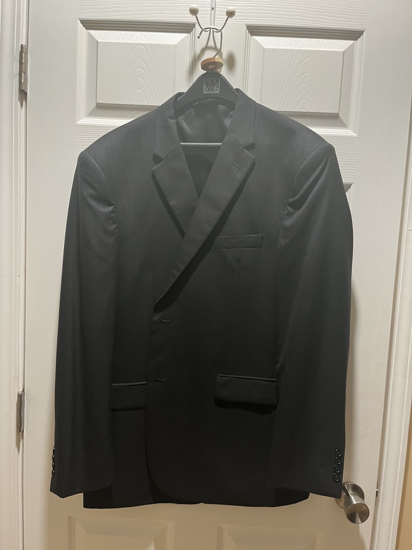 Men’s JosA Bank Charcoal Suit