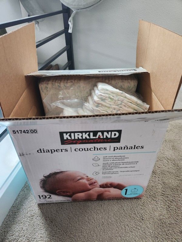 Kirkland Diapers - Size 1