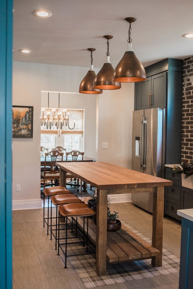 Custom Made Rustic Kitchen Islands.