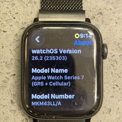 Apple Watch 7 45mm + Cellular 
