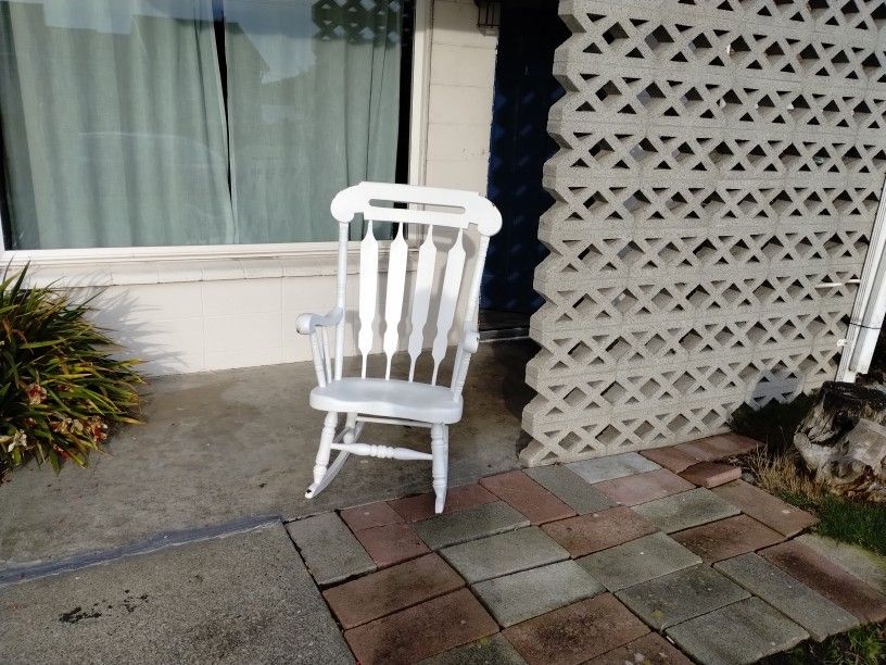 Rocking Chair White Indoor Outdoor