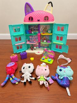 Gabby’s Dollhouse. Purrfect Dollhouse Bundle + Plush Toys & Accessories