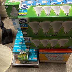 Over 50 Brand New LED Lightbulbs 