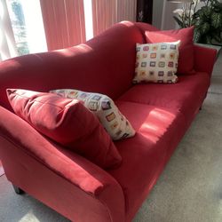 Red Modern Couch