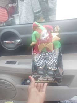 12" Collectible Porcelain Clown Doll