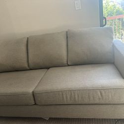 Living Spaces Gray Couch