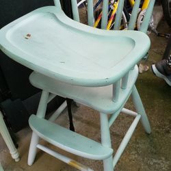 High Wooded Chair 