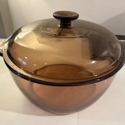 Corningware Vision 4.5 Liter Roaster Pan With Lid. Vintage